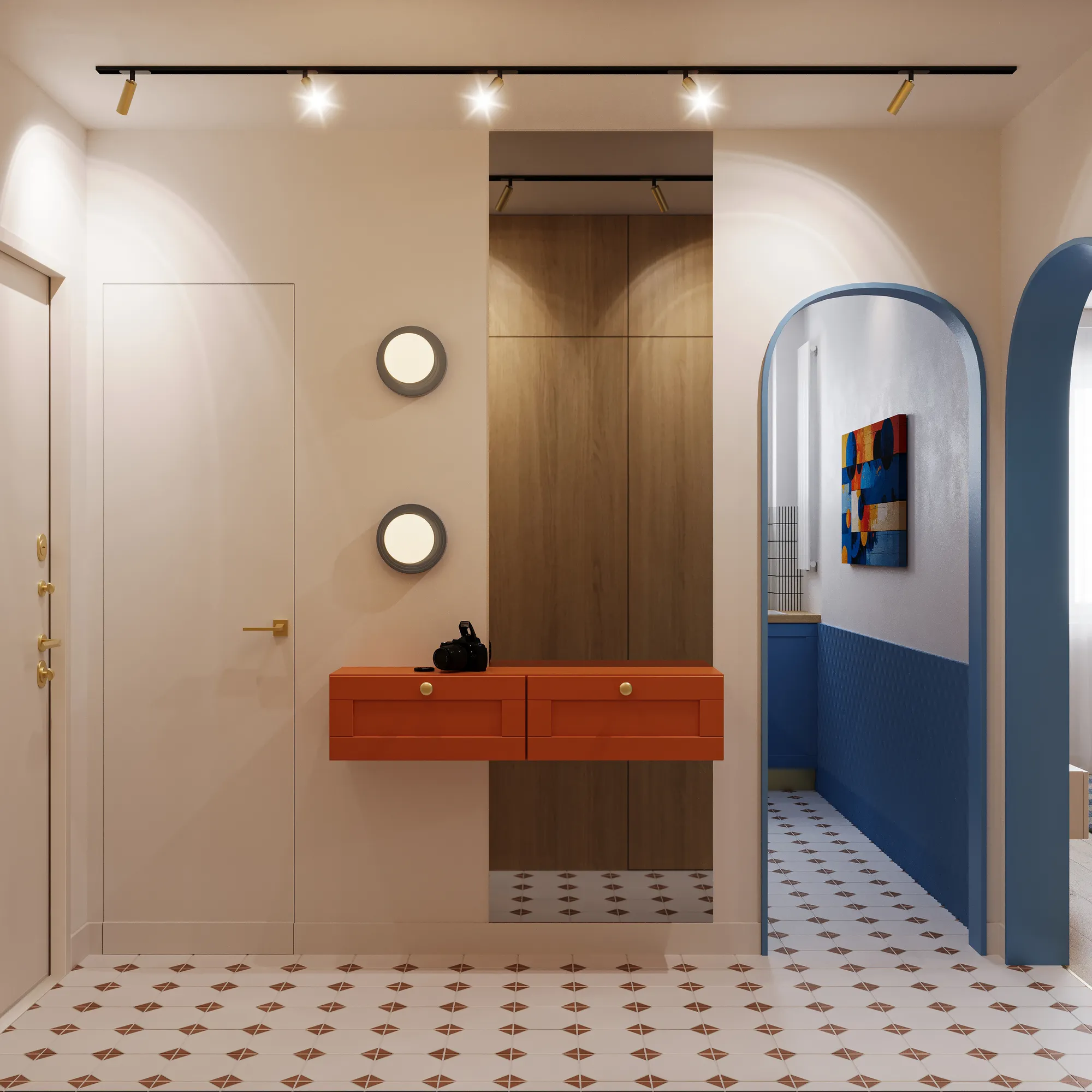 Booked in Cobalt & Terracotta — Bucharest