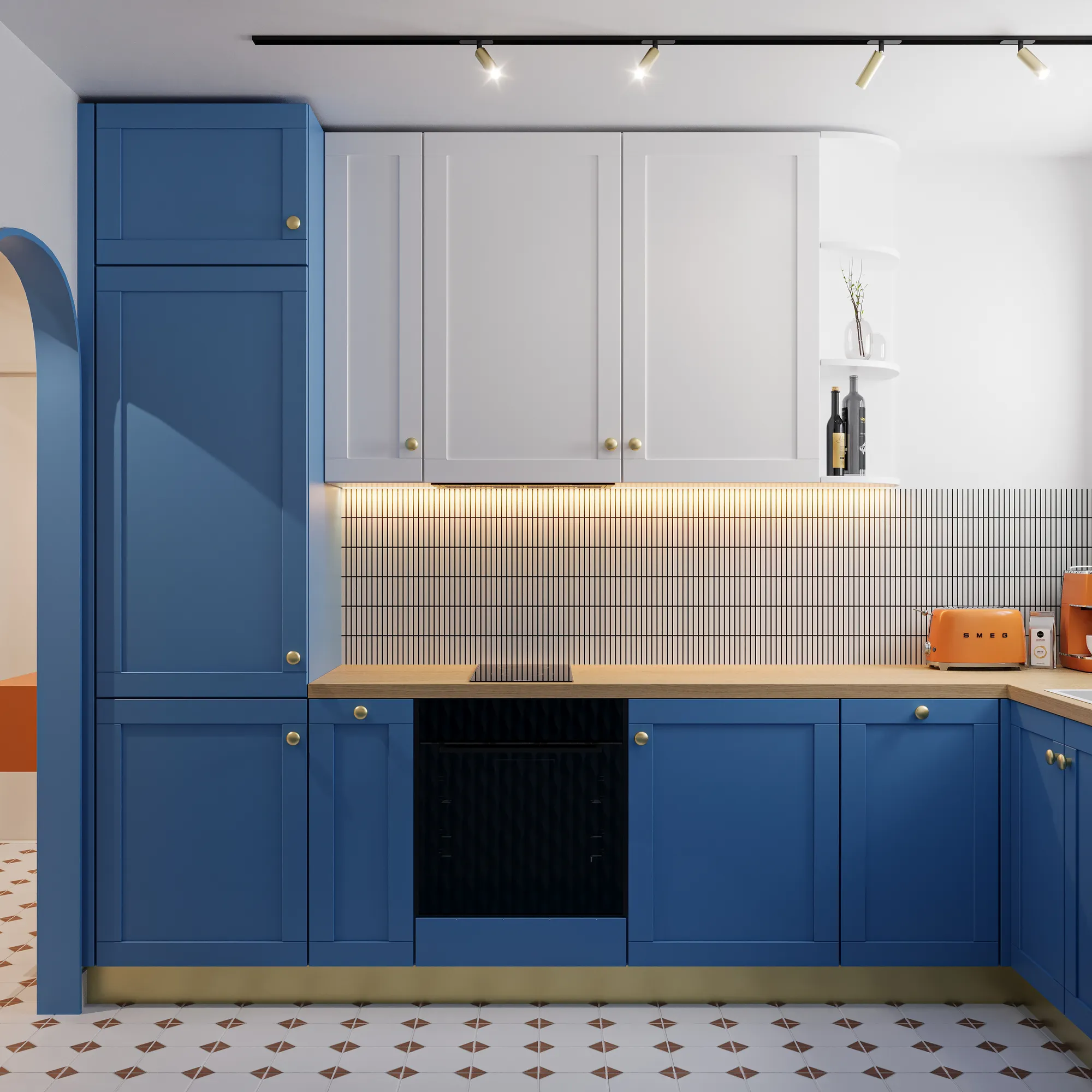 Booked in Cobalt & Terracotta — Bucharest