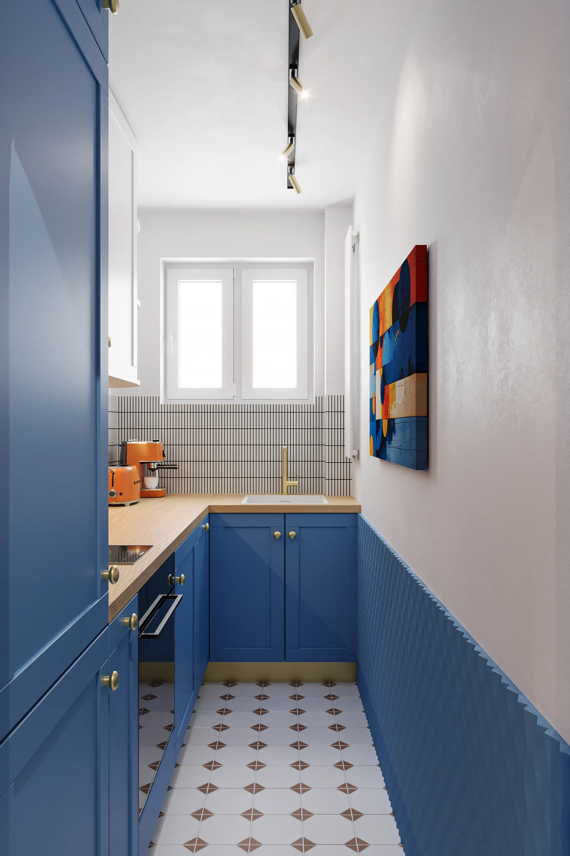 Booked in Cobalt & Terracotta — Bucharest