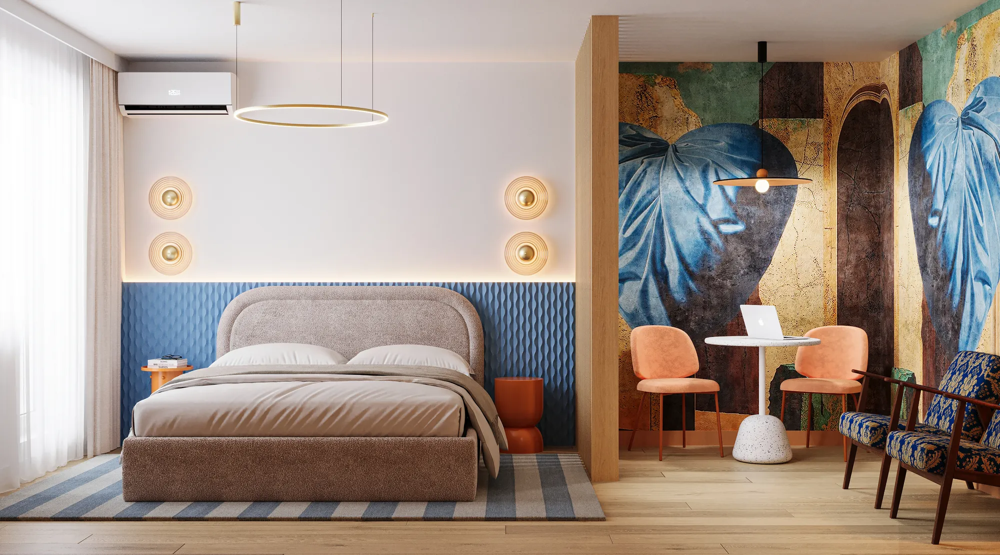 Booked in Cobalt & Terracotta — Bucharest